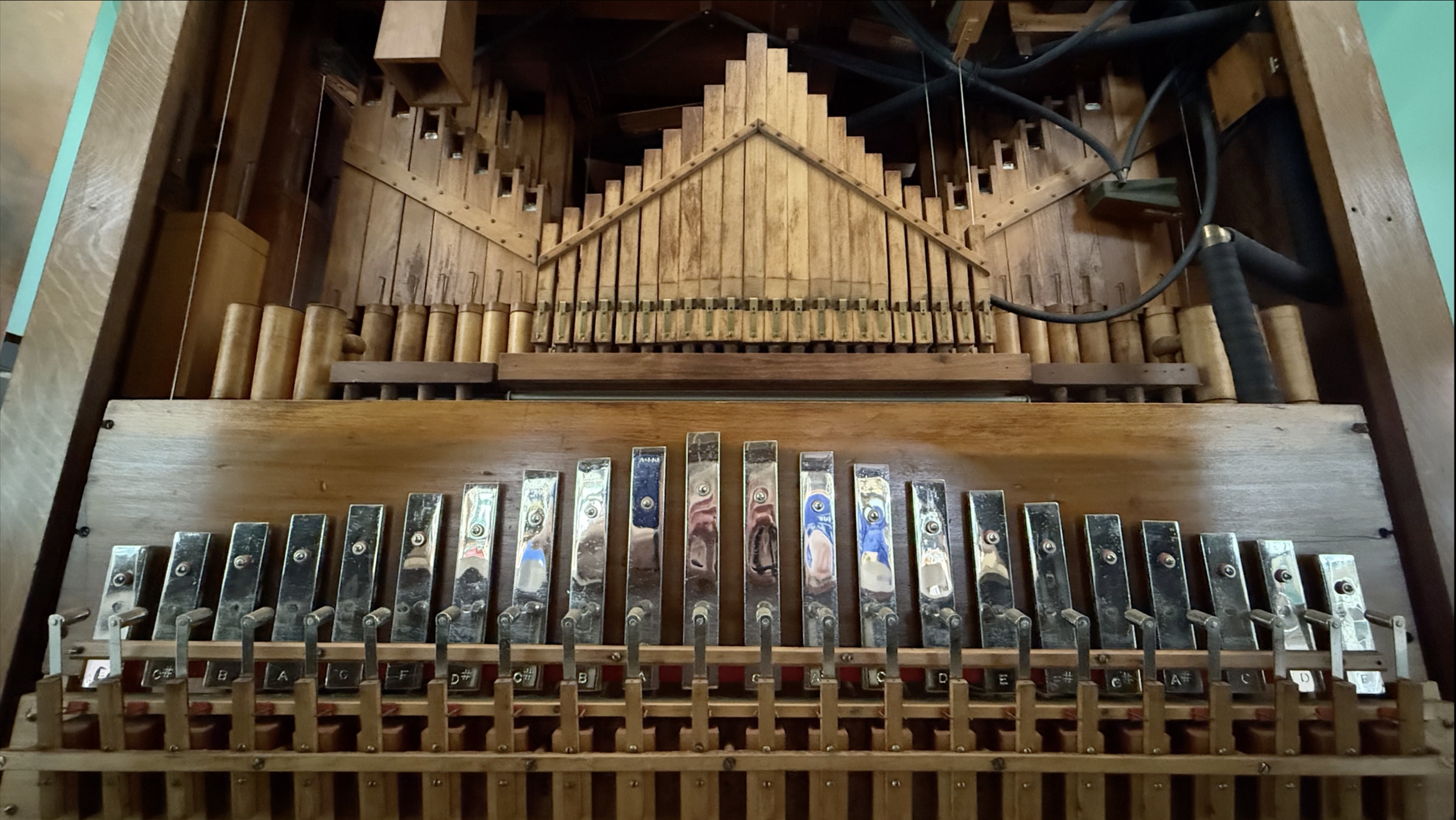 Band organ pipes