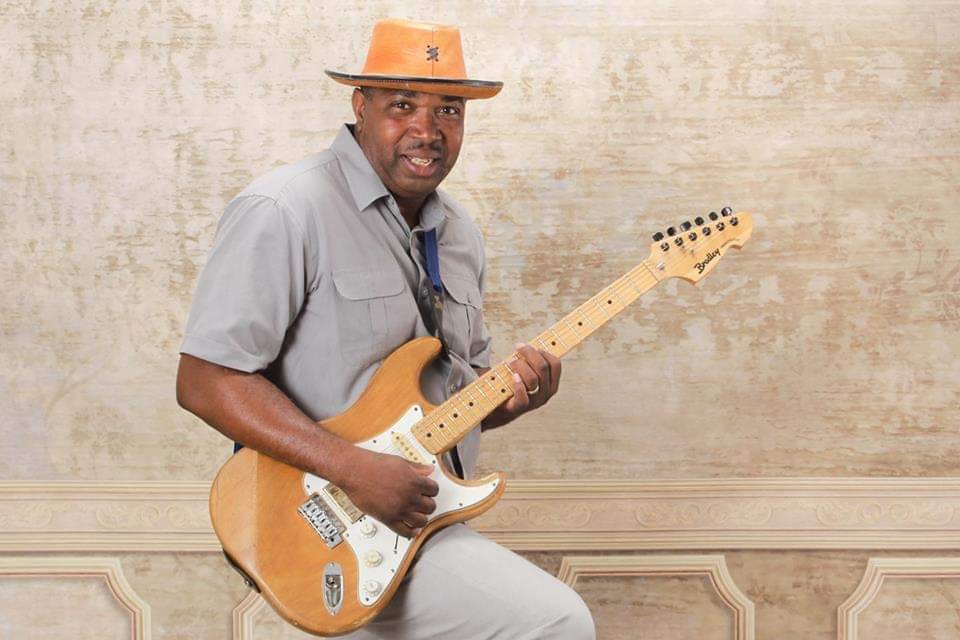 Clarence Turner playing guitar