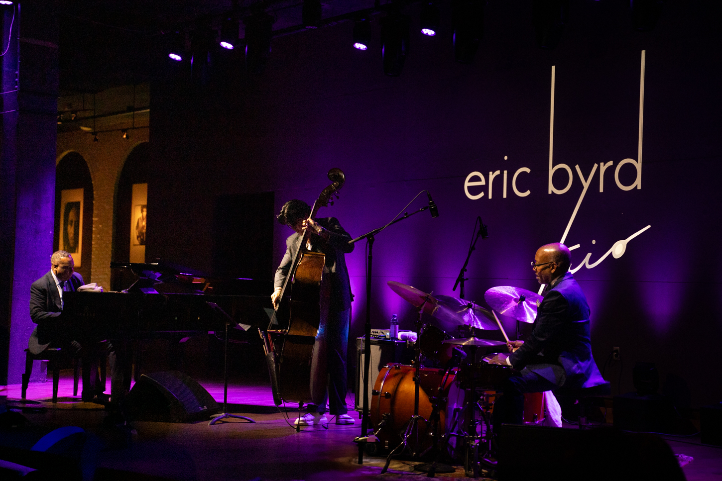 The Eric Byrd Trio on stage