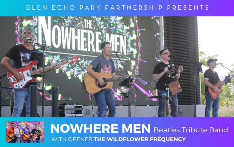 Nowhere Men perform onstaeg