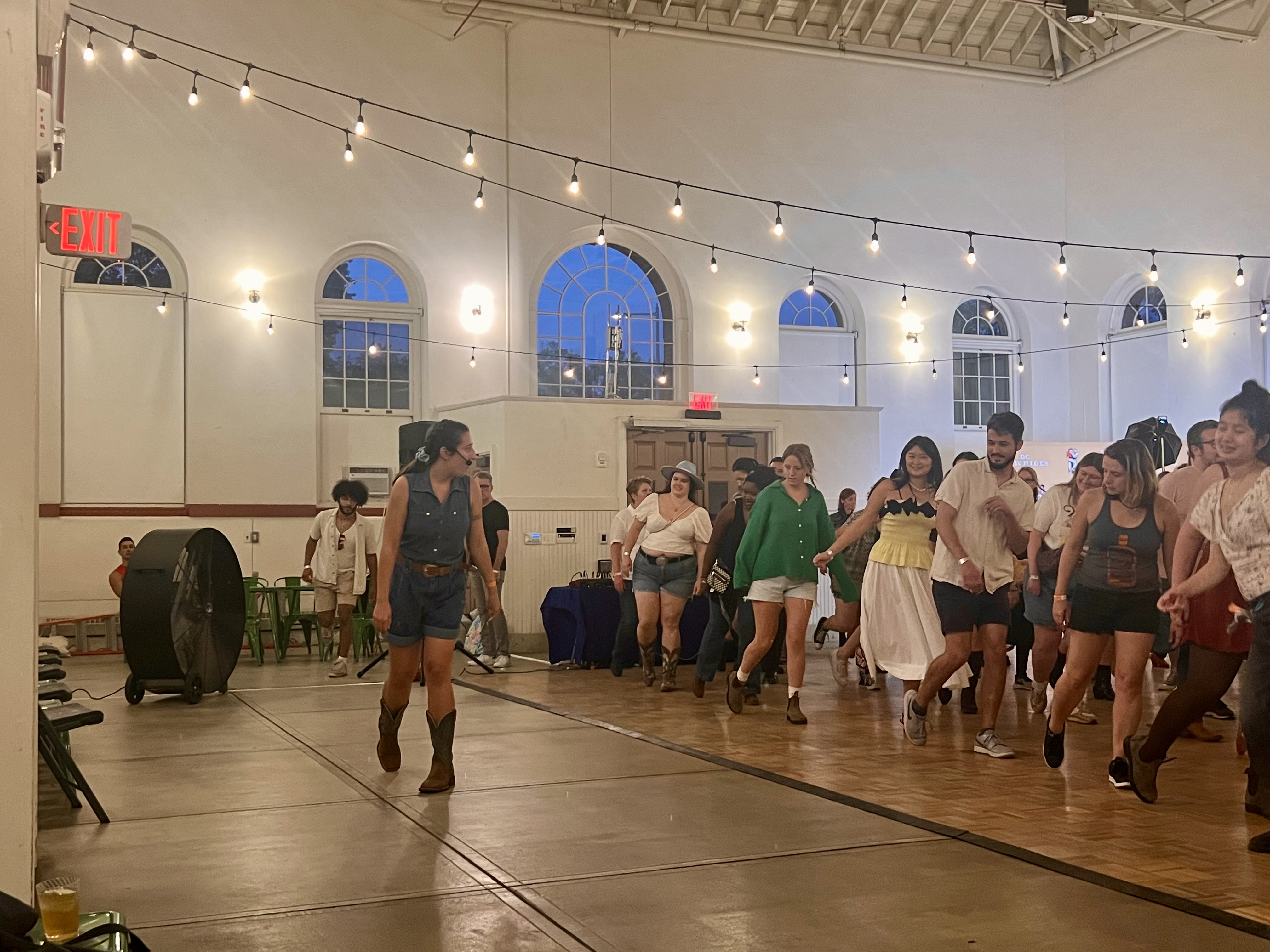 Line dancing class