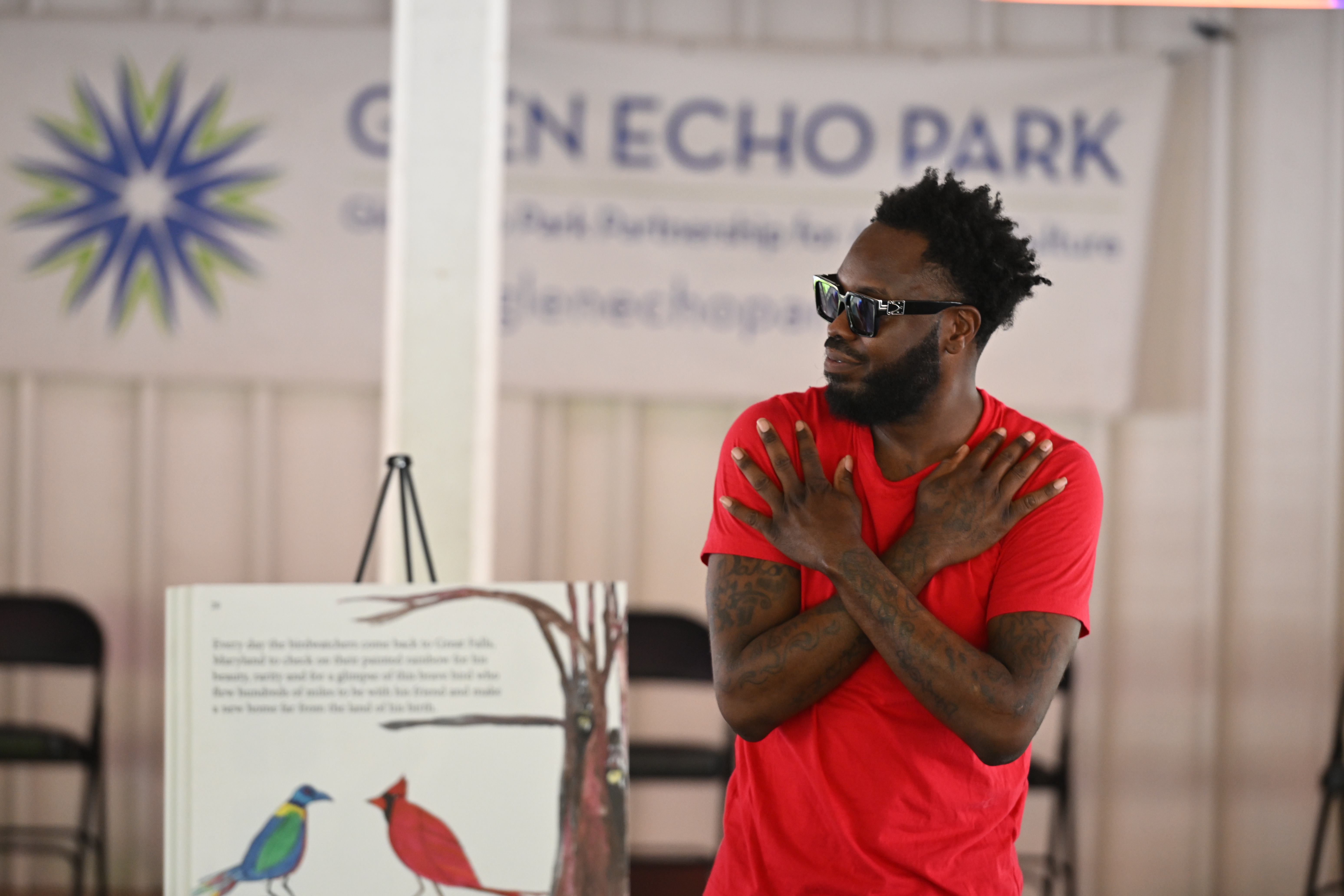 a dancer in a pavilion