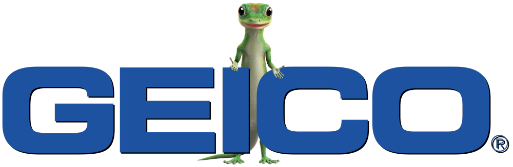 GEICO logo with gecko