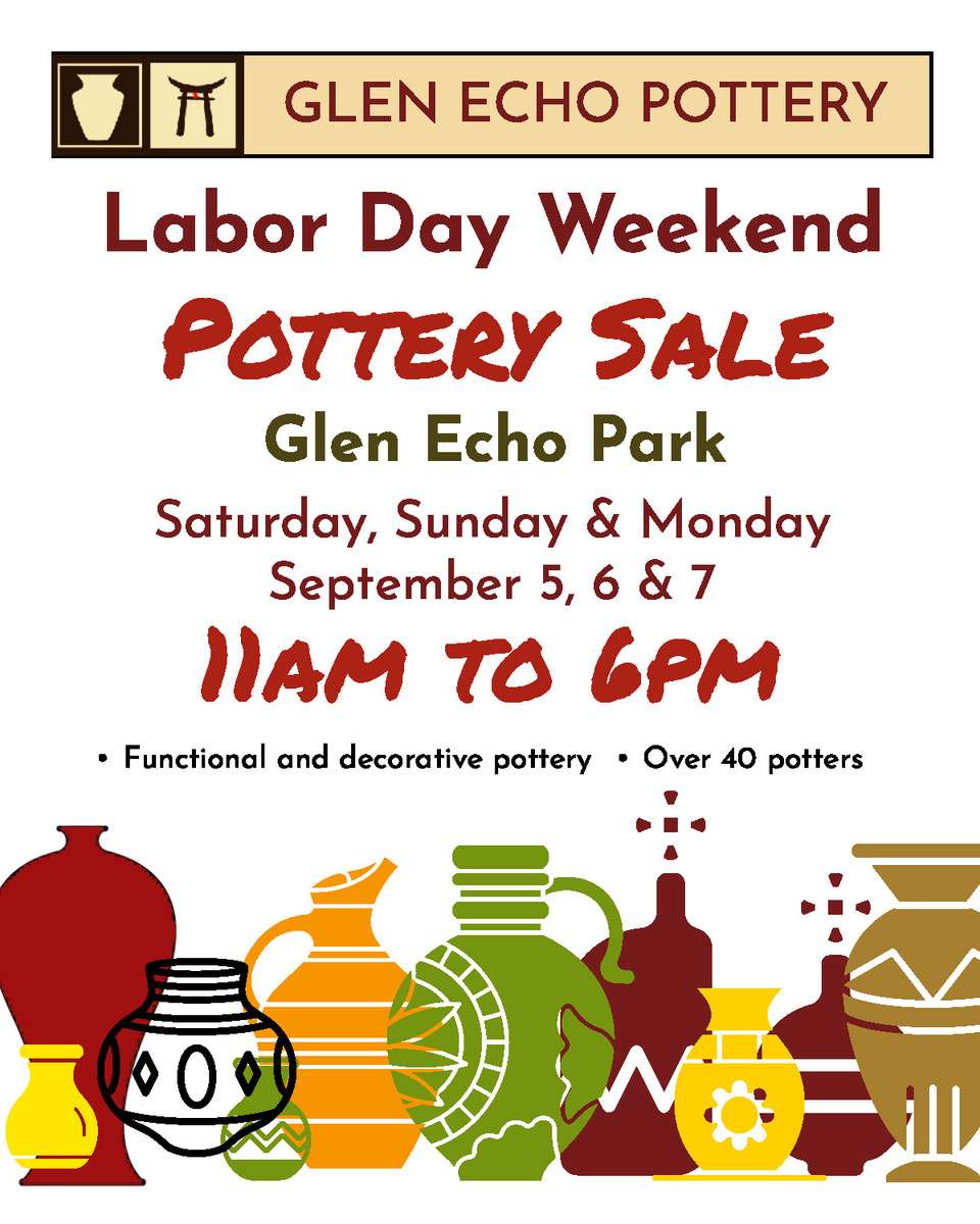 Labor Day Weekend Pottery Sale Flyer