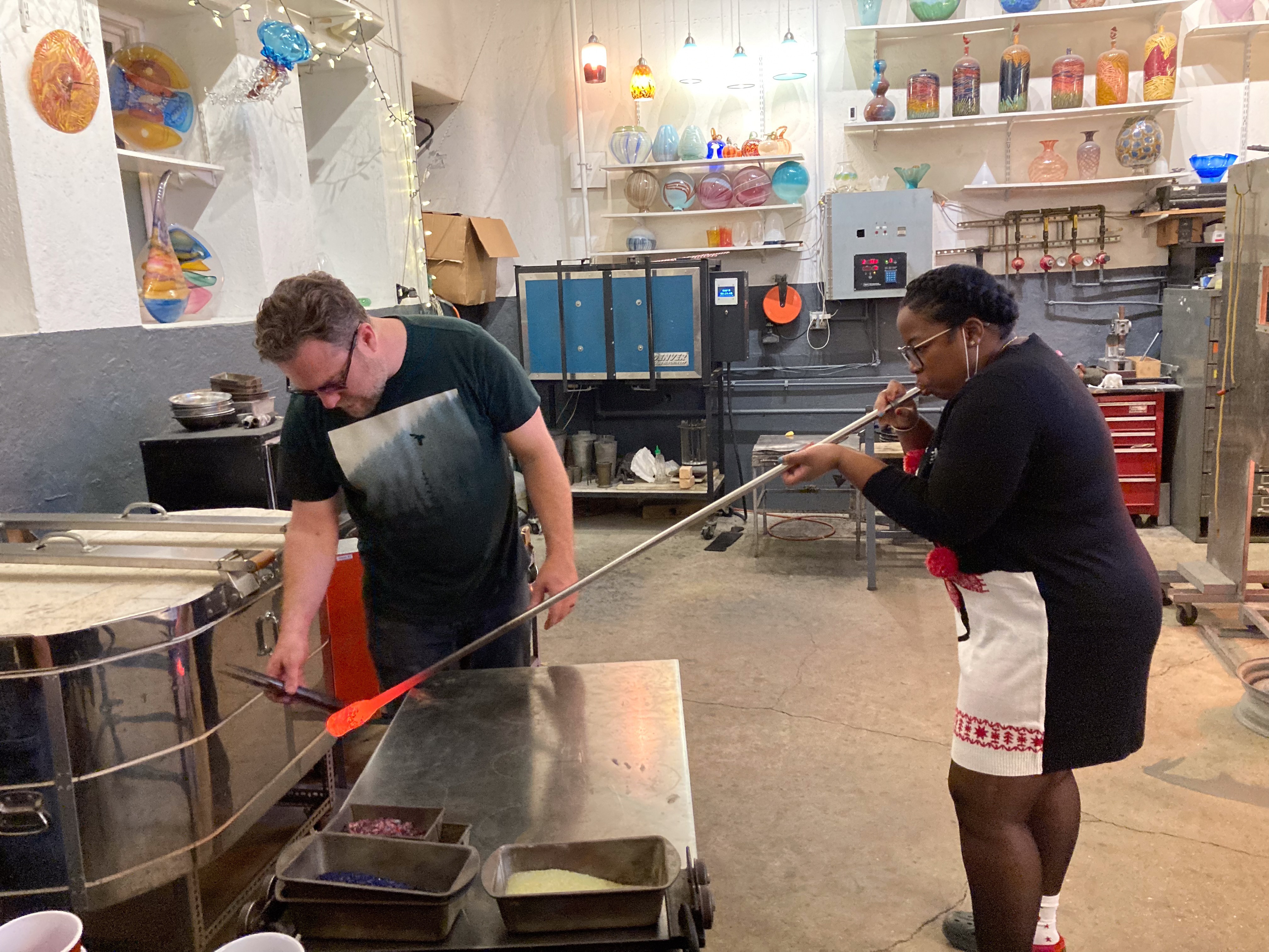 Glassblowing workshop image