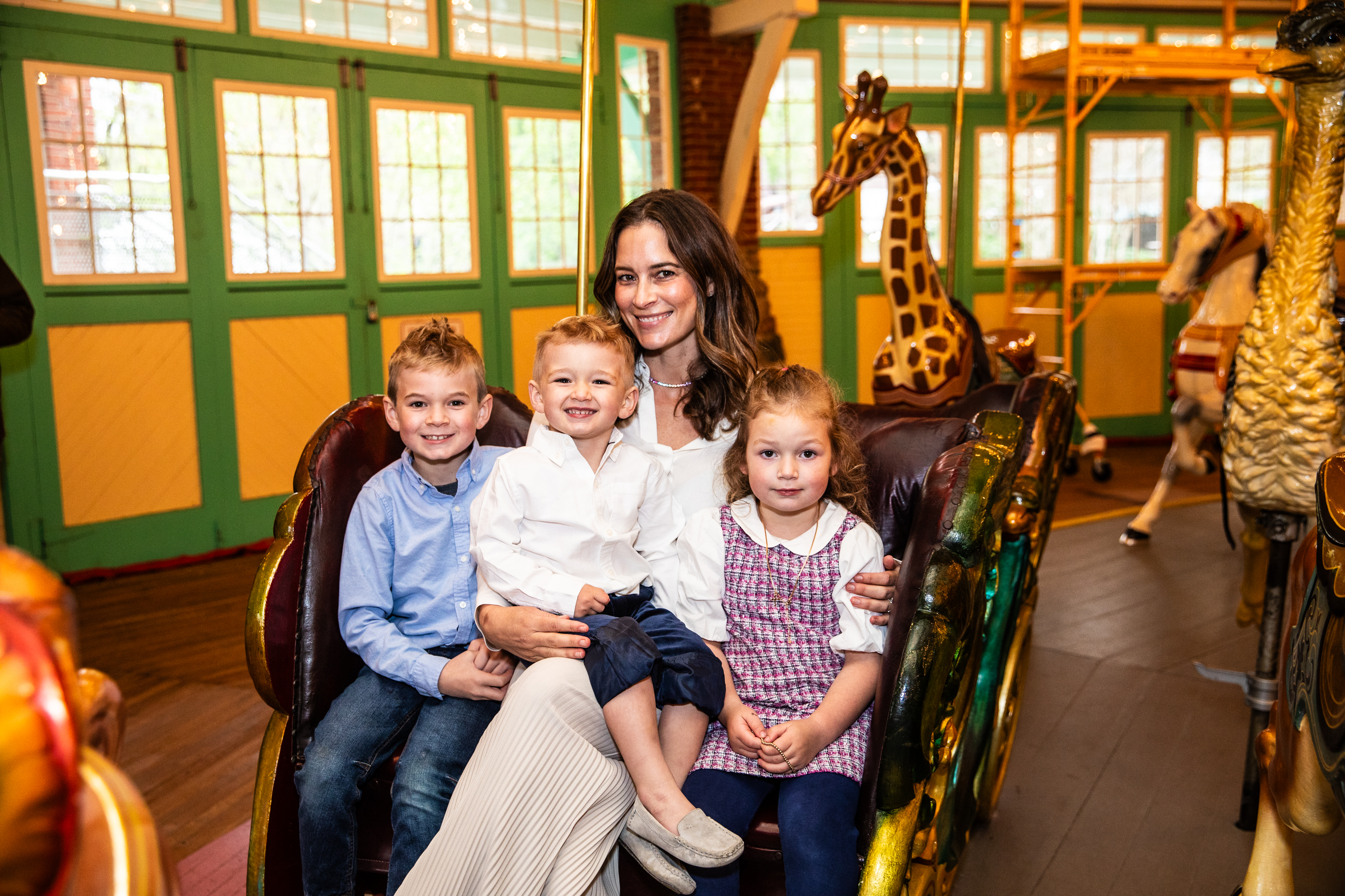 Portrait on the carousel