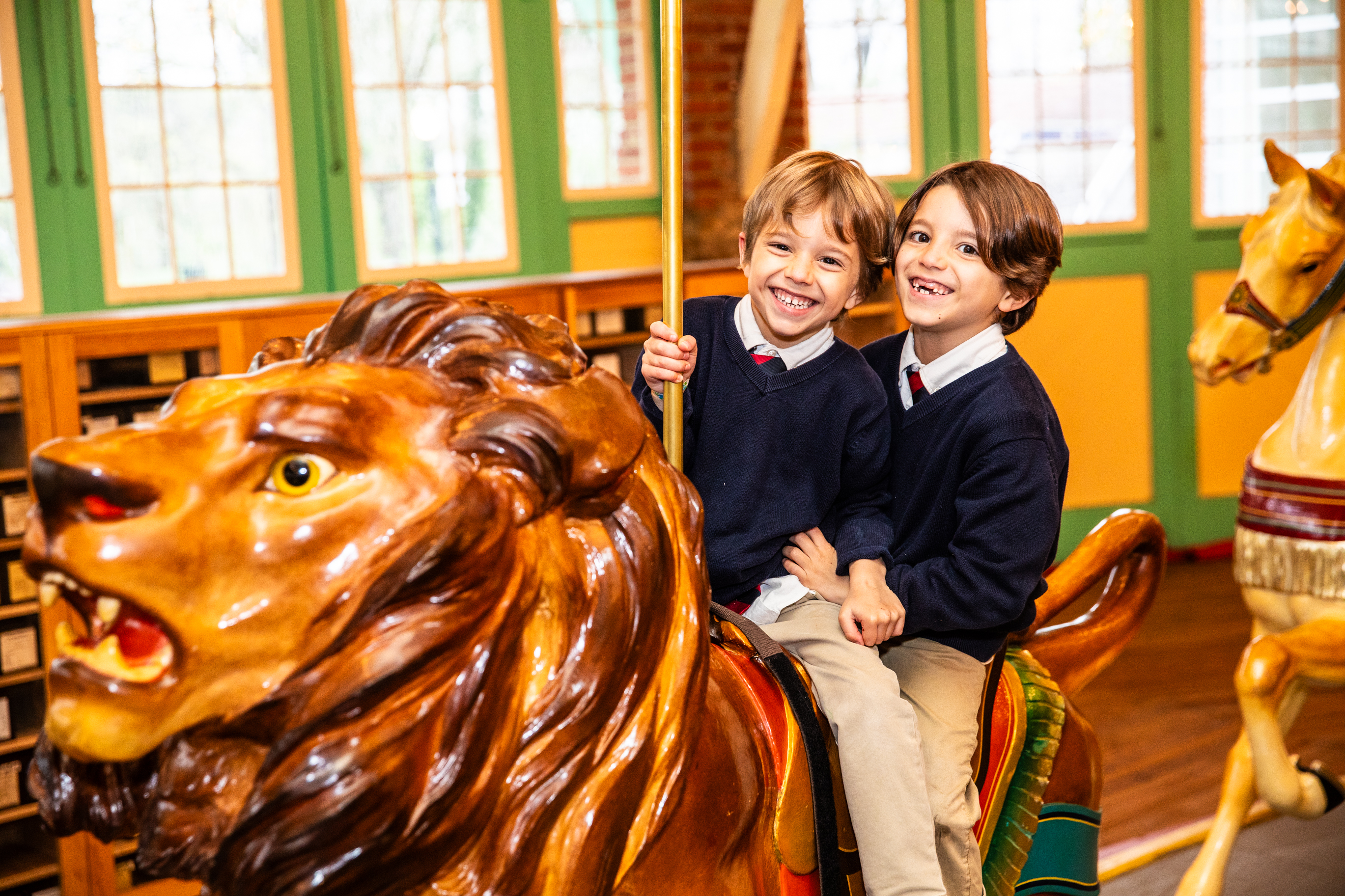 Portrait on the carousel