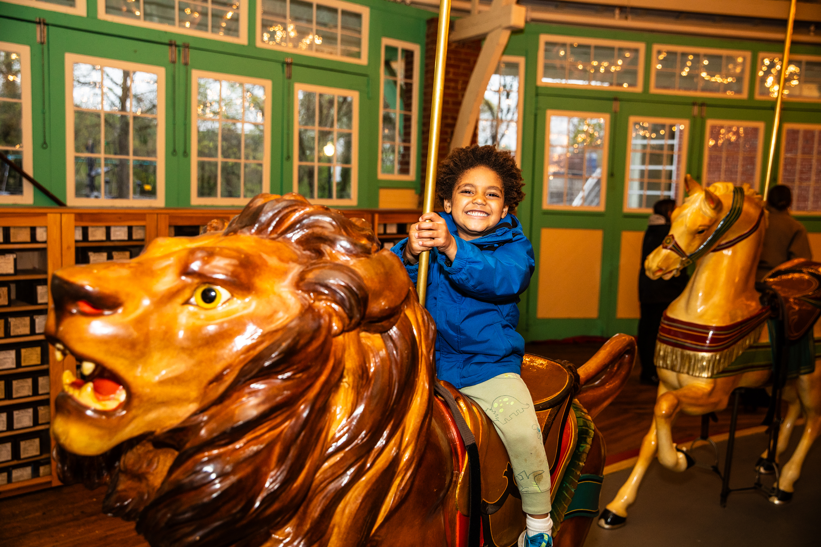 Portrait on the carousel