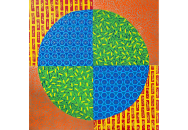 Abstract multicolor painting