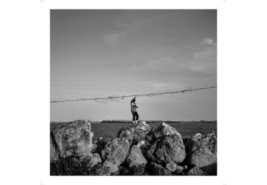 Black and white photograph