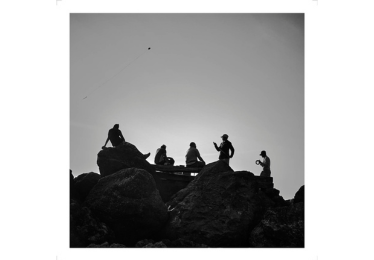 Black and white photograph