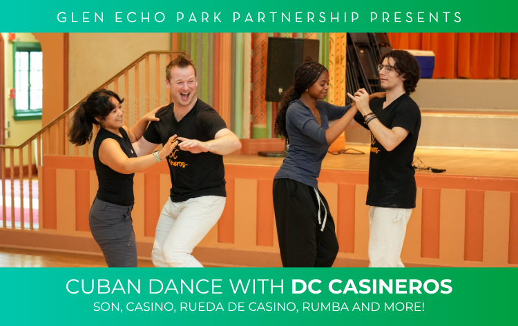 DC Casineros dancing in the Spanish Ballroom