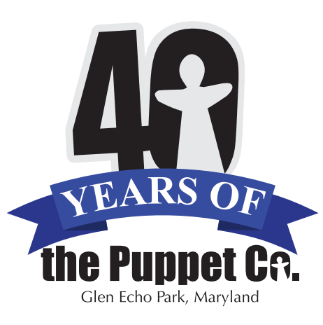 The Puppet Co. 40th anniversary logo