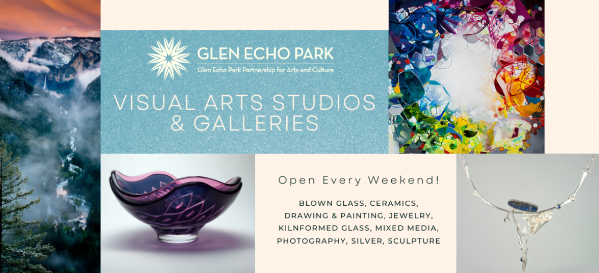 glen echo park visual arts studios and galleries banner