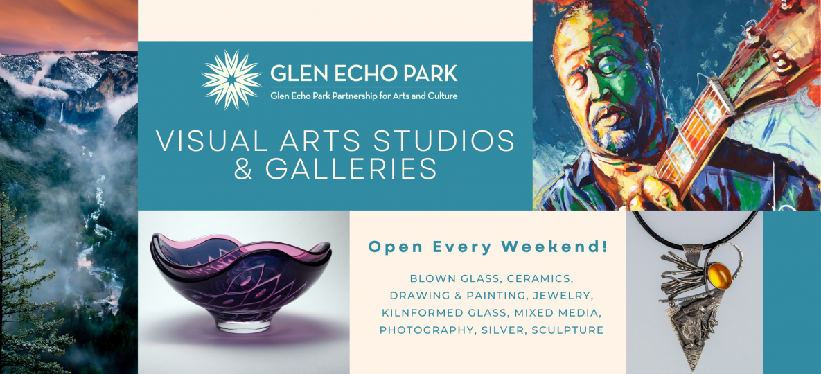 glen echo park visual arts studios and galleries banner