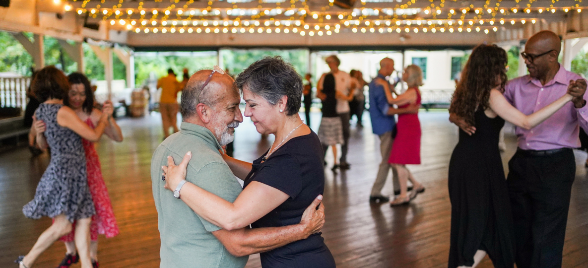 Dancers in the Bumper Car Pavilion