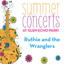 Summer concerts logo with yellow guitar