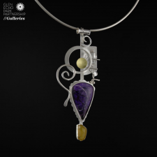 purple pendant