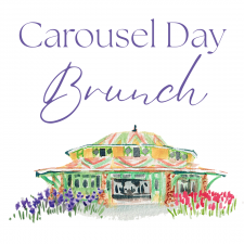 Watercolor carousel illustration