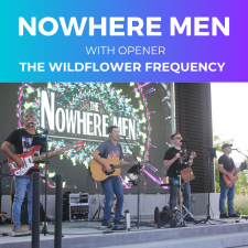 Nowhere Men hold their instruments