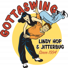 Gottaswing logo with swing dancing couple