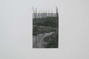 A black and white photograph