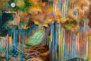 An abstract multicolor painting