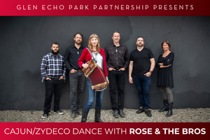 Rose & The Bros band holds their instruments