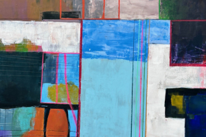 An abstract multicolor painting