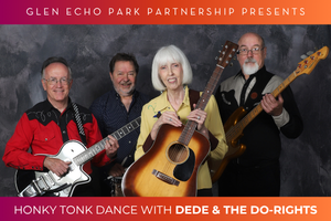 Dede & the Do-Rights hold their instruments