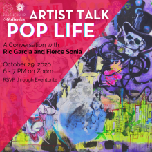 Join us for an evening discussing the pop art collaboration with Ric Garcia and Fierce Sonia.