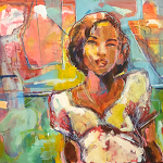 Preston Sampson is a figurative expressionist painter who captures the essence of Black people throughout US history.