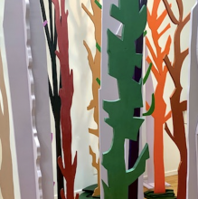 Multicolored tree-like structures