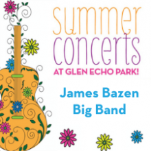 Summer concerts logo with yellow guitar