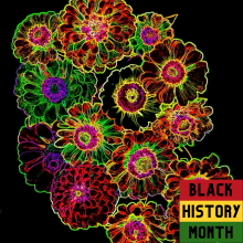 Colors of Life with Black History Month Logo