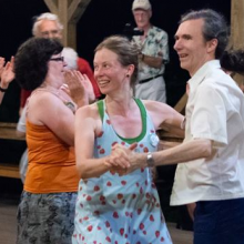 A dancing couple