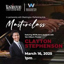 Masterclass with Clayton Stephenson