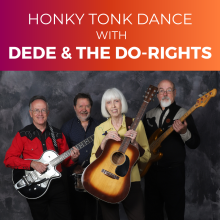 Dede & the Do-Rights hold their instruments