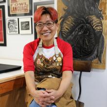 Headshot of artist Jun Lee