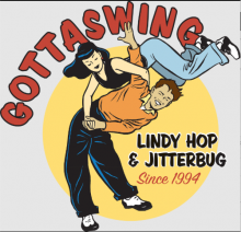 Gottaswing logo with swing dancing couple