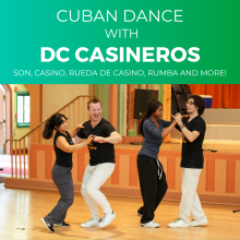DC Casineros dance in the Spanish Ballroom