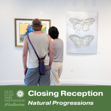 Visitors in a gallery