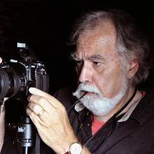 Man using a camera